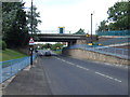 NZ2368 : Metro line bridge over Wansbeck Road South by JThomas