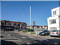 Junction of Powys Lane and Bowes Road, London N11