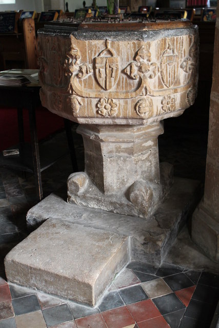 Font, St Mary's church, East Barkwith © J.Hannan-Briggs :: Geograph ...