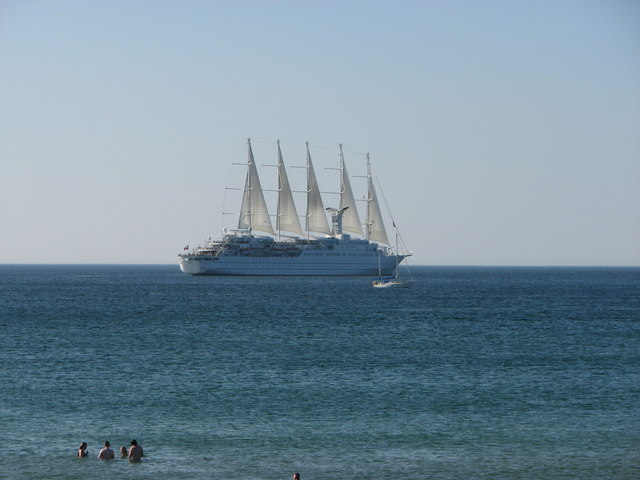Cruise ship off Portrush
