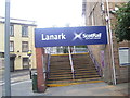 Lanark Railway Station entrance