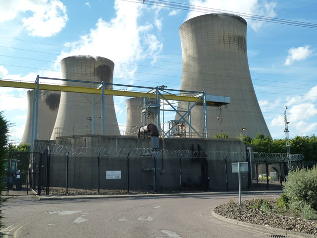 Drax Power Station - cooling towers
