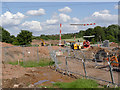 Fairham Brook bridge works site