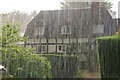 SU6948 : Mead Cottage in torrential rain by Hugh Chevallier