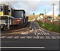 One-way system from Hill Street car park, Lydney