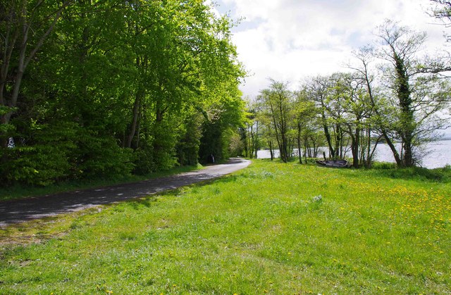 The road at Luska Pier, Co. Tipperary © P L Chadwick cc-by-sa/2.0 ...