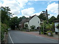 Looking from the church down to the A272