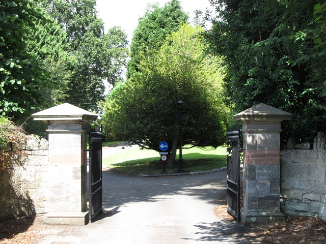 The entrance gate to Comber's Non-Subscribing Presbyterian Church