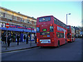 Buses on Green Lanes, Harringay