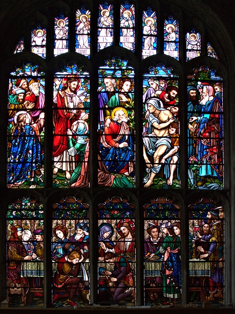 Lavenham church, Stained Glass Window (2)