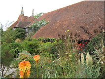 TQ8125 : The huge roof of the barn at Great Dixter by Barbara Carr