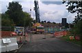 Construction work along Watergate Lane