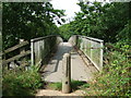 Footbridge over M11 near Elsenham