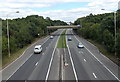 A48 Eastern Avenue between two bridges, Cardiff