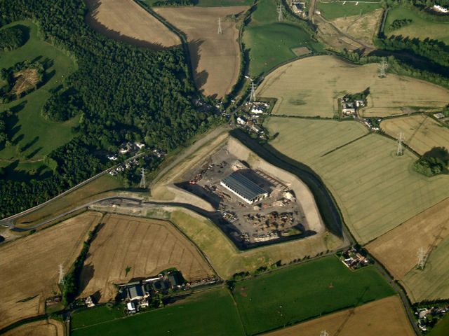 Former Smeaton Bing from the air