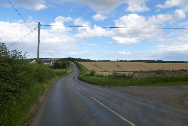 Road near Outchester