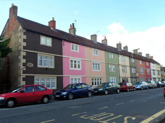 Long row of colourful houses, London... \u00a9 Jaggery :: Geograph Britain ...