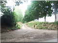 Entrance to Buston Manor Farm, near Hunton