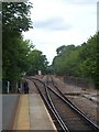 The railway tracks leaving Bere Alston