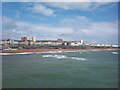 TQ3103 : Looking east along the Brighton sea front from Palace Pier by Graham Robson