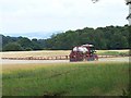 Crop spraying at Findowrie