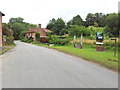 Village sign & stocks, Haveringland