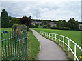 Path to School, Grenoside Park, Main Street, Grenoside, near Sheffield