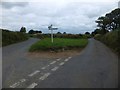 Fork in road to Bere Alston from Bere Ferrers