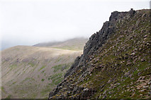 NH9902 : Crags at the head of Coire an t-Sneachda by Mike Pennington