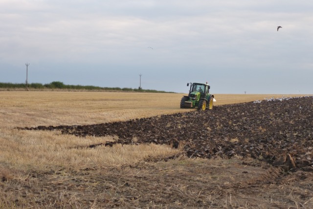 Ploughing at Craster South Farm
