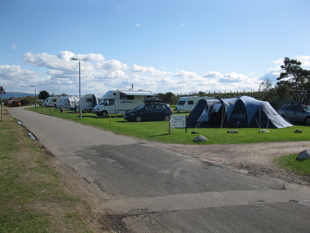 Roadside camping at Rosemarkie