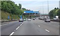 M25 westbound approaching junction 9