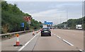 TQ1057 : M25 turning north east towards the A3 by Julian P Guffogg