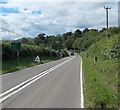 Distances west from Crossgates, Powys