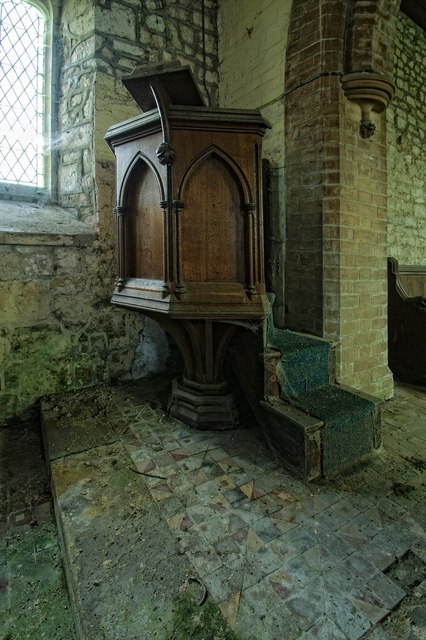 Interior of the Church of St Bartholomew, Covenham