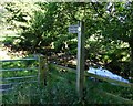 Public footpath to Weldon Bridge