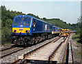 Diesel hauled train at Goraghwood - 1996