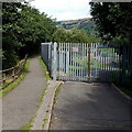 Entrance gates to Stanleytown football ground