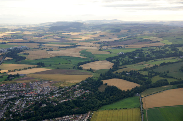 East side of Scone from the air