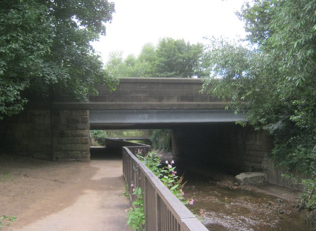 A167 underpass for Chester Burn and footpath