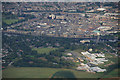 Murray Royal Hospital and Perth city centre from the air