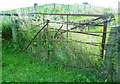 SE0713 : Colne Valley Sculpture Trail #5 (disused field gate) by Humphrey Bolton