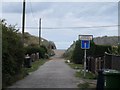 Church Track terminates at the beach