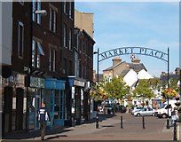 TF4609 : Market Place, central Wisbech by Barbara Carr