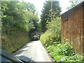 Narrow lane, approaching Bridgetown.