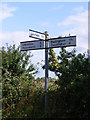 TM3069 : Roadsign on Low Street by Geographer