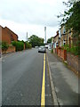 Looking along Station Road towards the railway