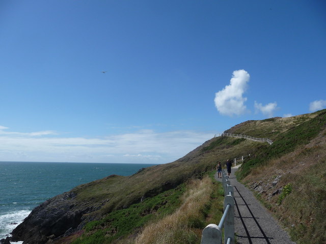 On the Wales Coast Path on Gower in August