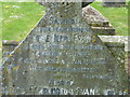 Rev George Henry Evans, Rector, headstone at  St Mary the Virgin, Woodchester