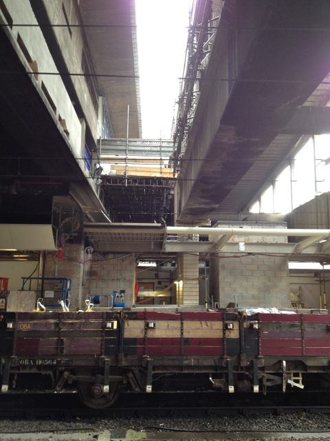 All change at New Street: construction at platform 6b